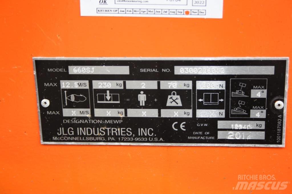 JLG 660 SJ Telescopic boom lifts