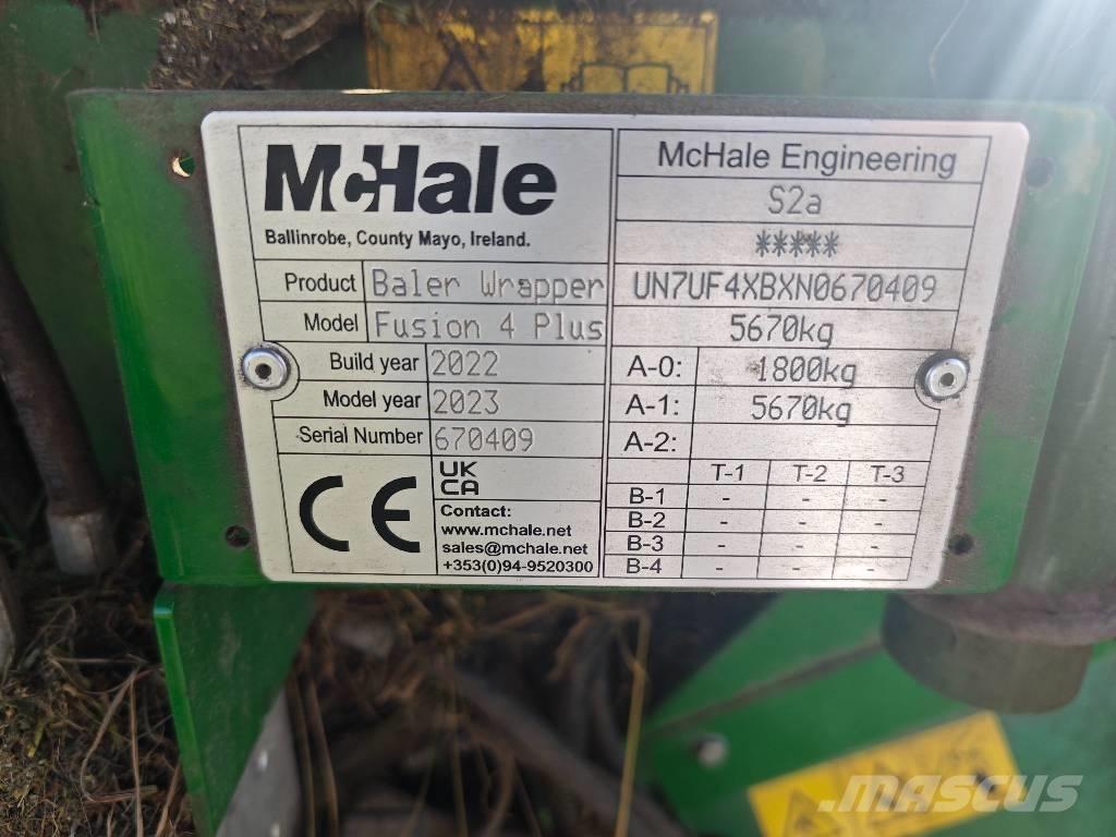 McHale Fusion 4 Plus Round balers