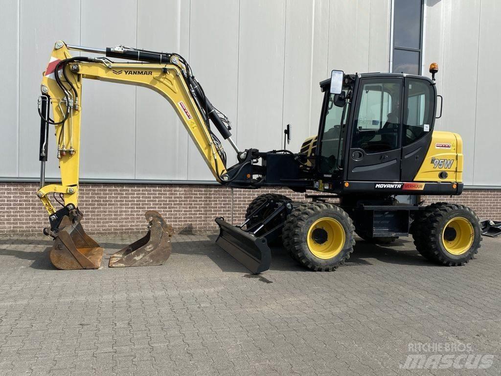 Yanmar B95W Wheeled excavators
