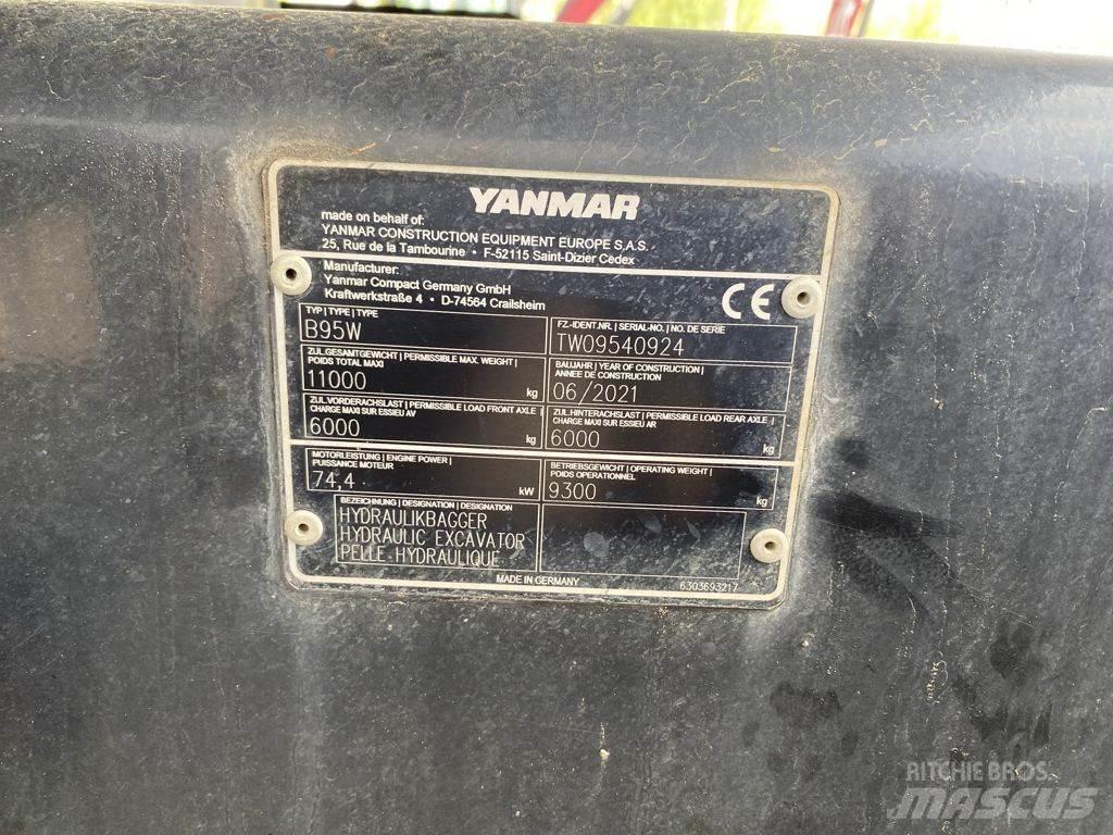 Yanmar B95W Wheeled excavators