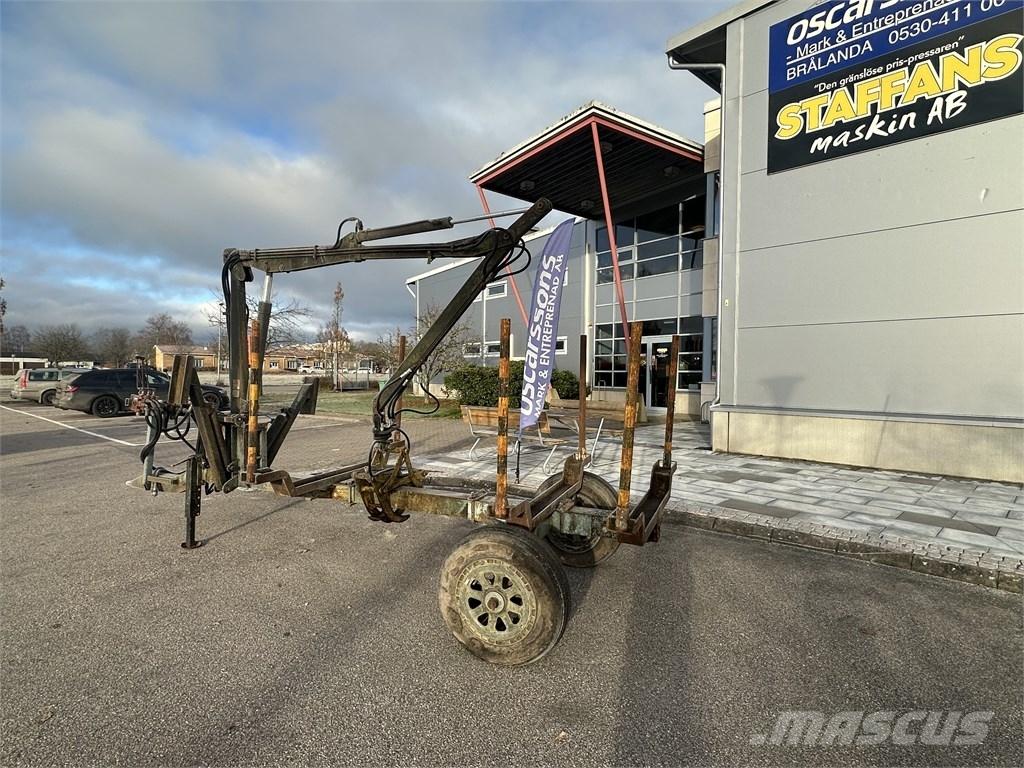  Enkelaxlad Vedkärra Forest trailers