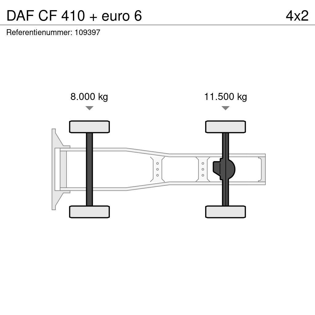 DAF CF 410 + euro 6 Prime Movers