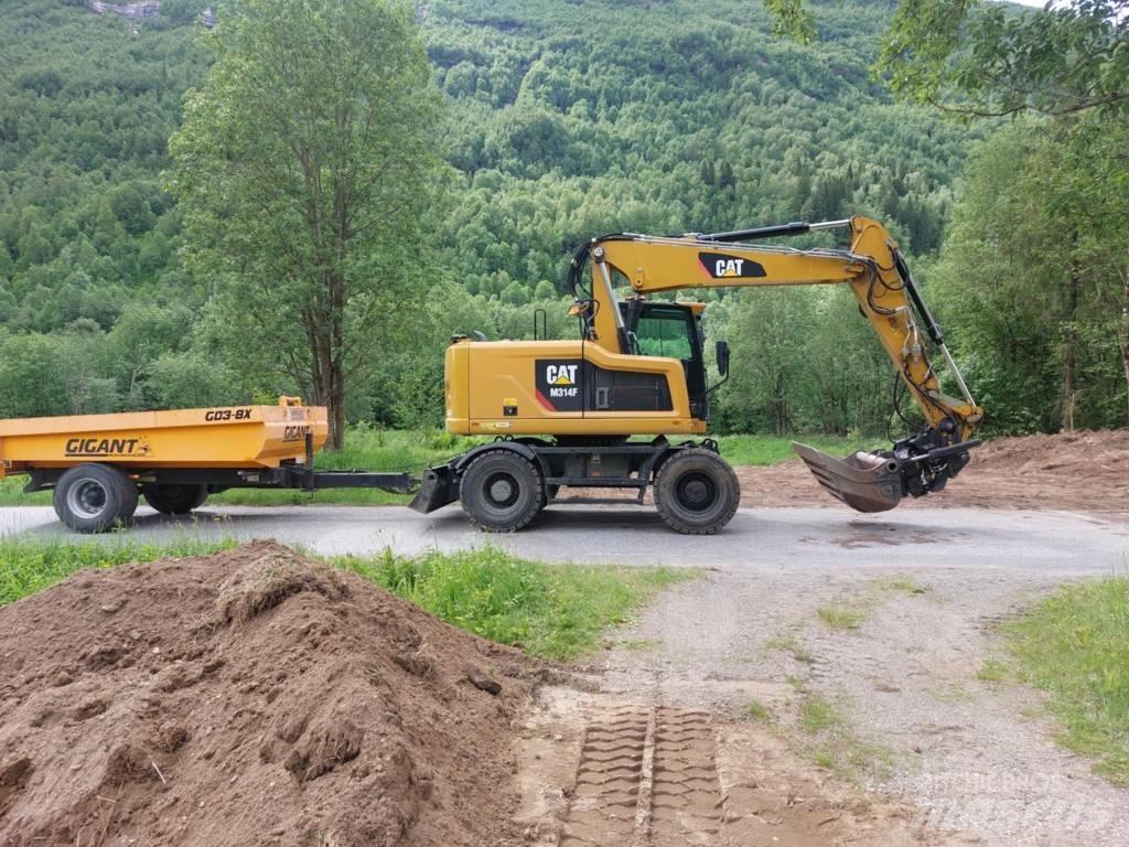 CAT M 314 F Wheeled excavators