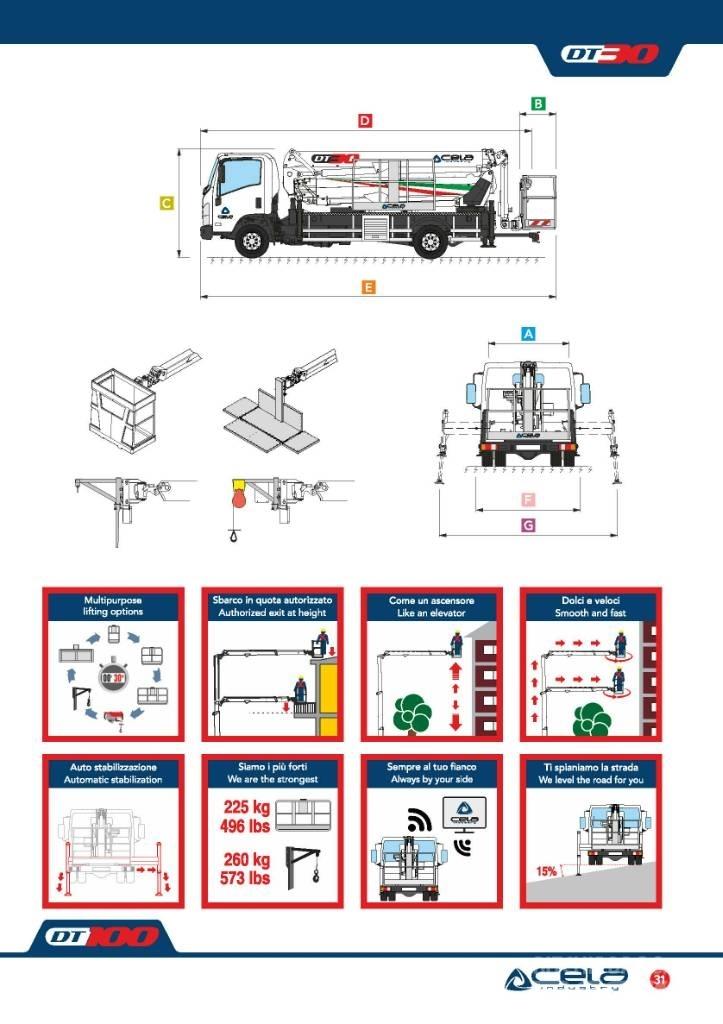 Cela DT 30 Truck mounted platforms