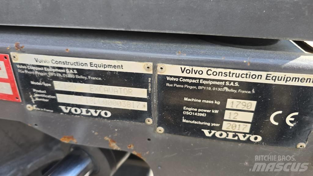 Volvo EC 18 Mini excavators < 7t (Mini diggers)
