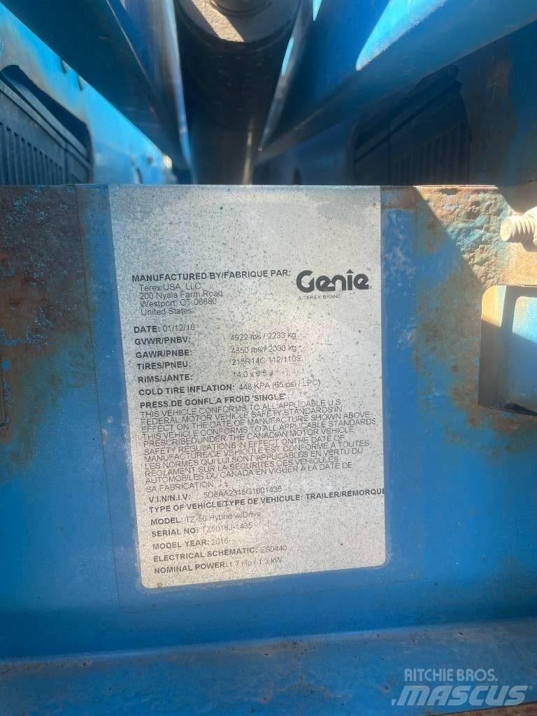 Genie TZ-50 Trailer mounted platforms