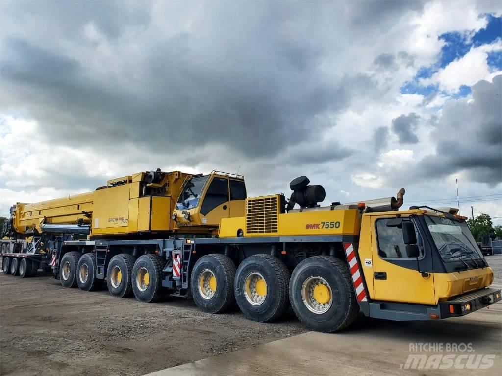 Grove GMK 7550 All terrain cranes