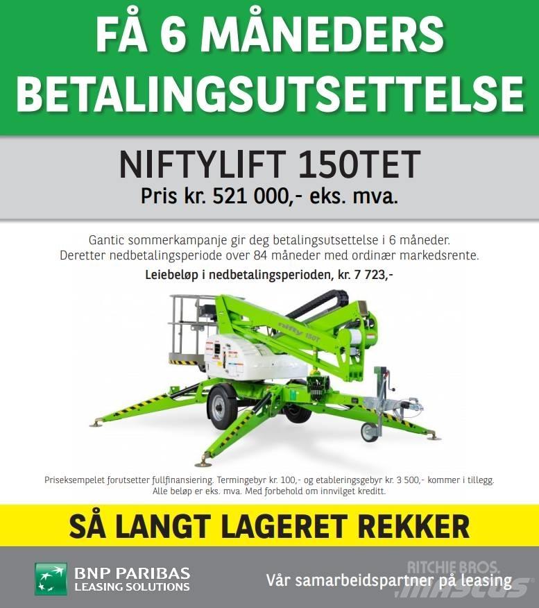 Niftylift 150TET Trailer mounted platforms