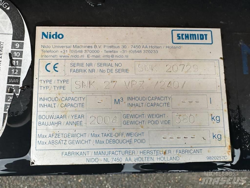 Nido SNK 27 VPZ 240 Snow blades and plows