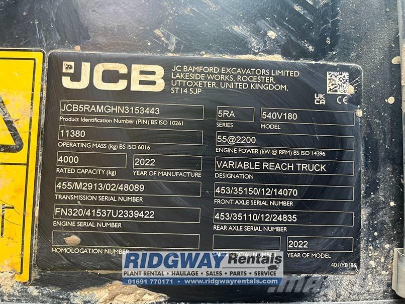 JCB 540-180 Telescopic handlers