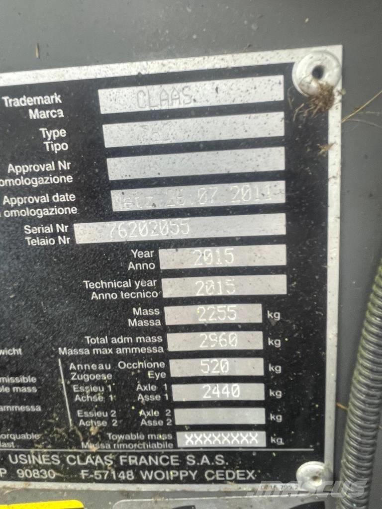 CLAAS Rollant 350 RC Round balers