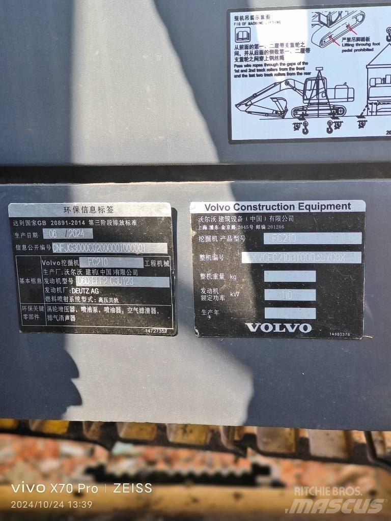 Volvo EC 210 Crawler excavators