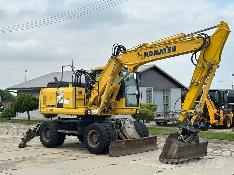 Komatsu PW 160-7E0 Wheeled excavators