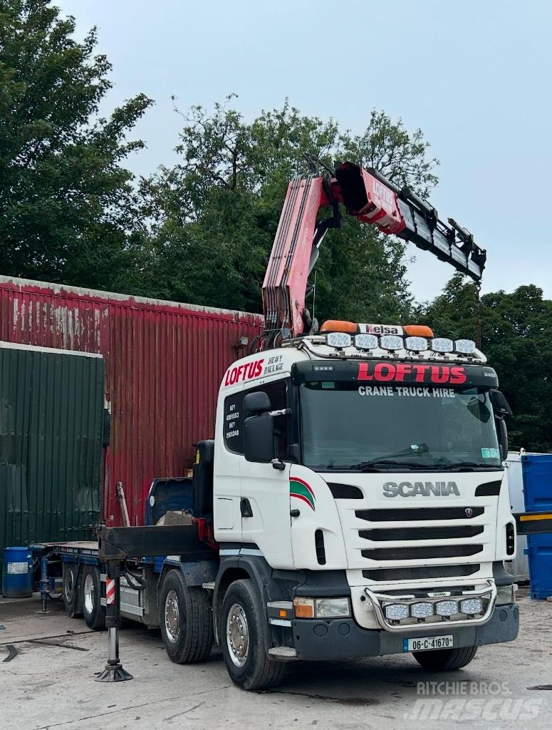 Scania R 420 Truck mounted cranes