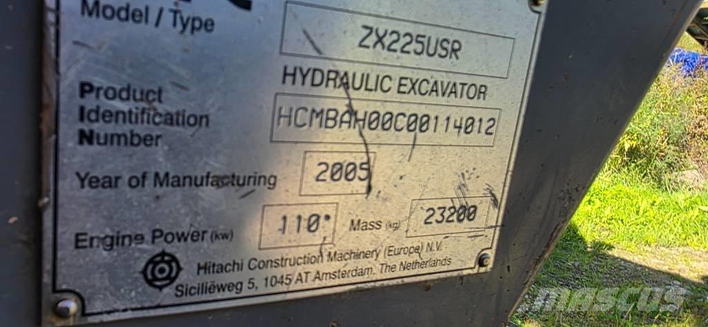 Hitachi ZX 225 USR Crawler excavators