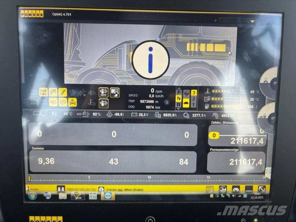 Ponsse Bear 8W Harvesters