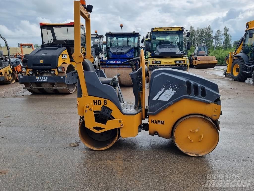 Hamm HD8 CW Twin drum rollers