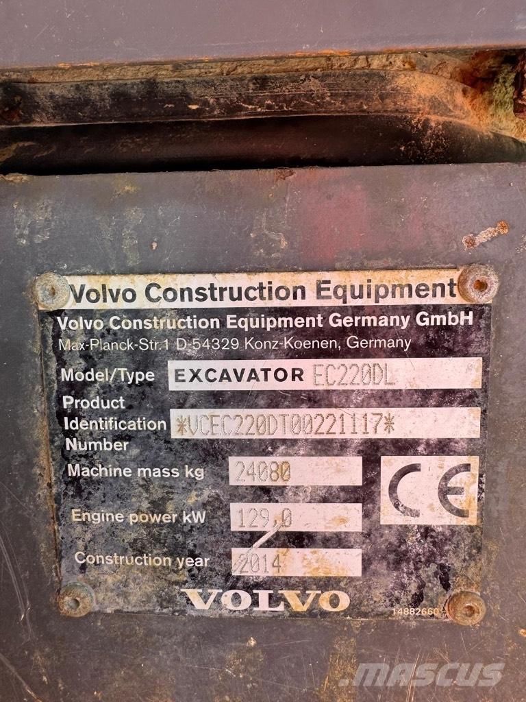 Volvo EC 220 DL Crawler excavators