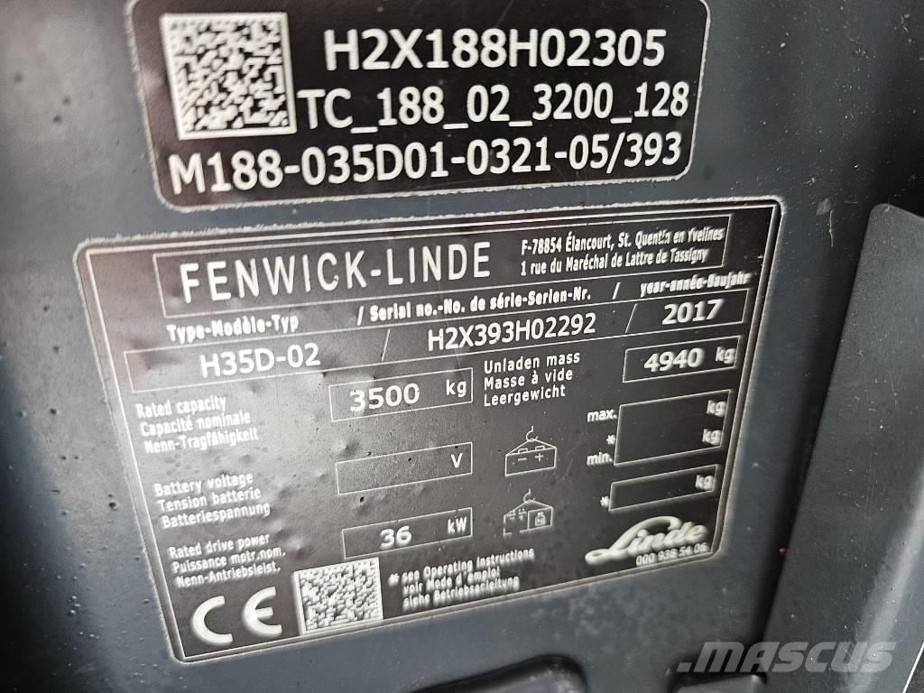 Linde H35D-02 Diesel trucks