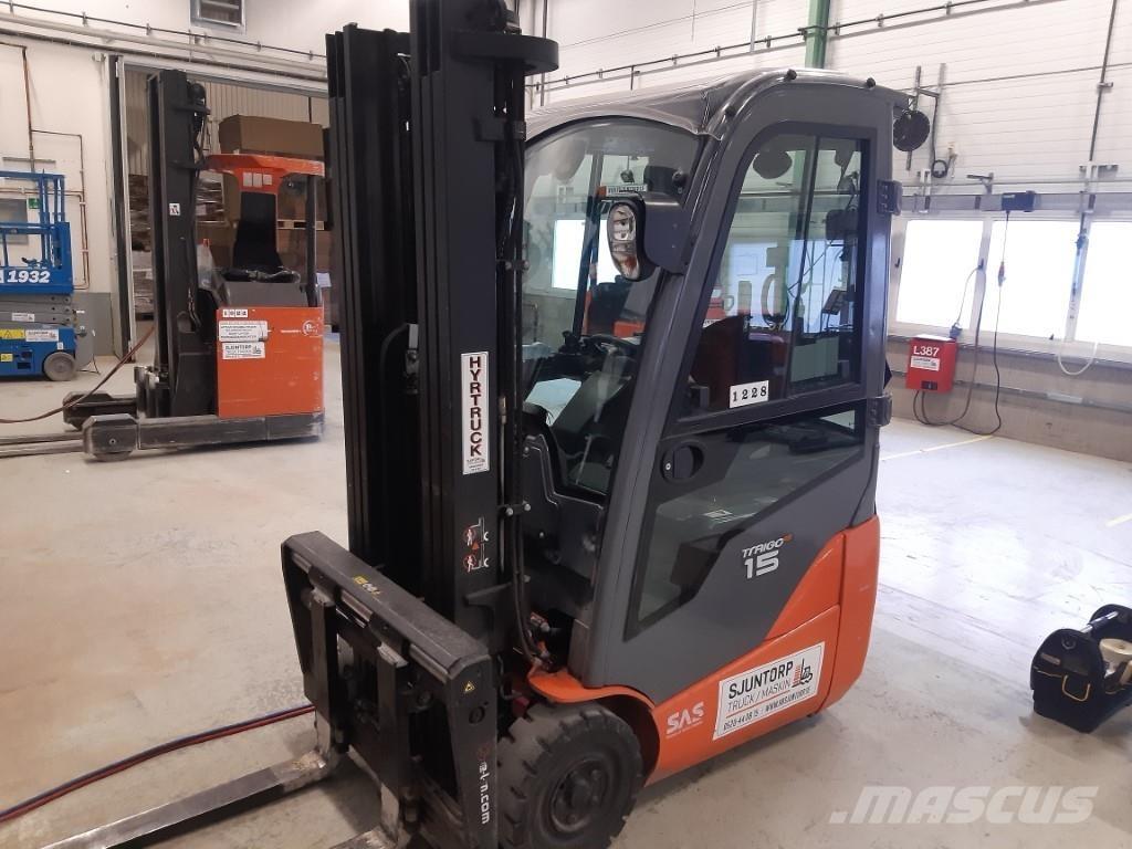 Toyota 8FBE15T Electric forklift trucks