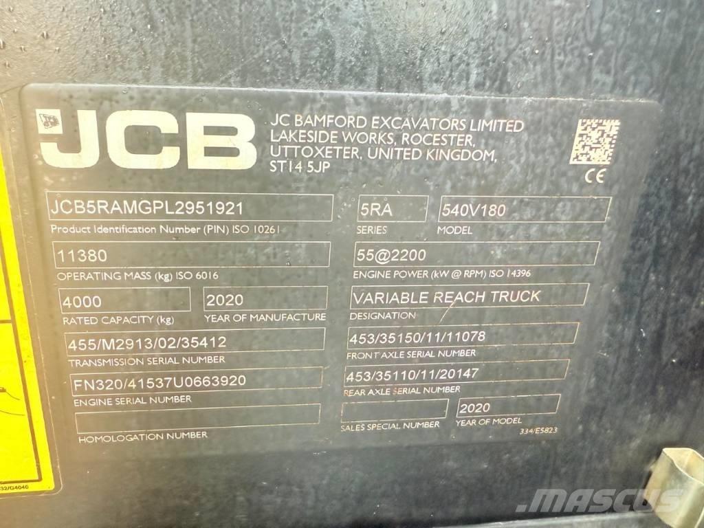 JCB 540-180 Telescopic handlers