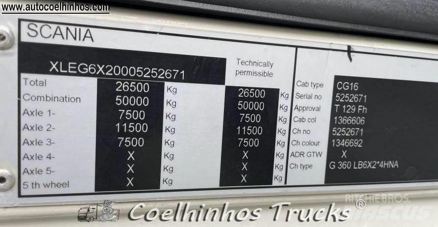 Scania G 360 Chassis Cab trucks