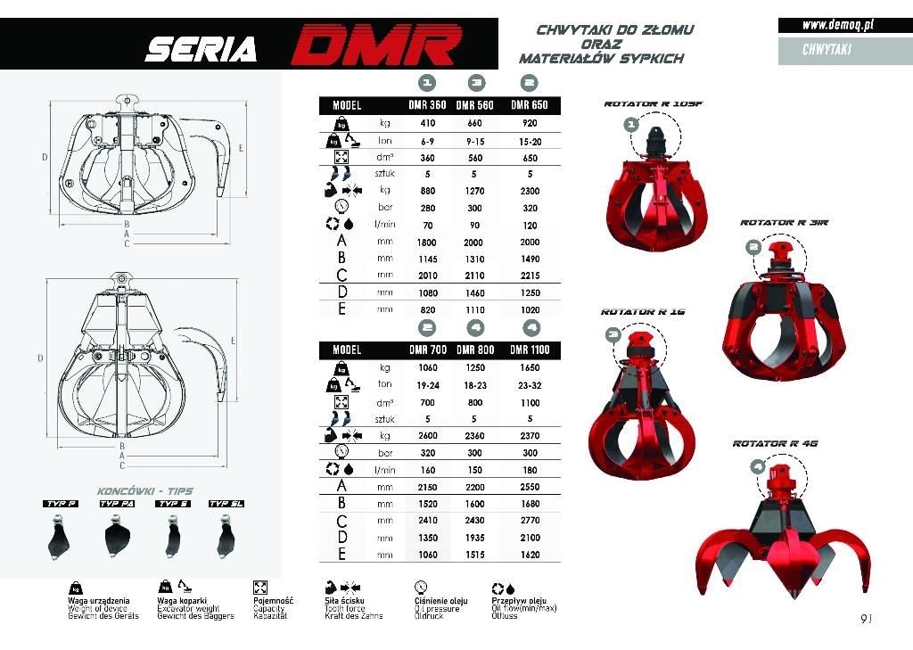  DEMOQ DMR700 Grapples