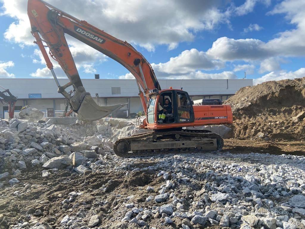 Doosan DX420LC Crawler excavators