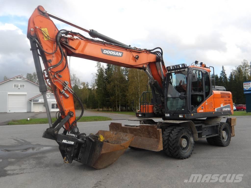 Doosan DX 210 WE Wheeled excavators