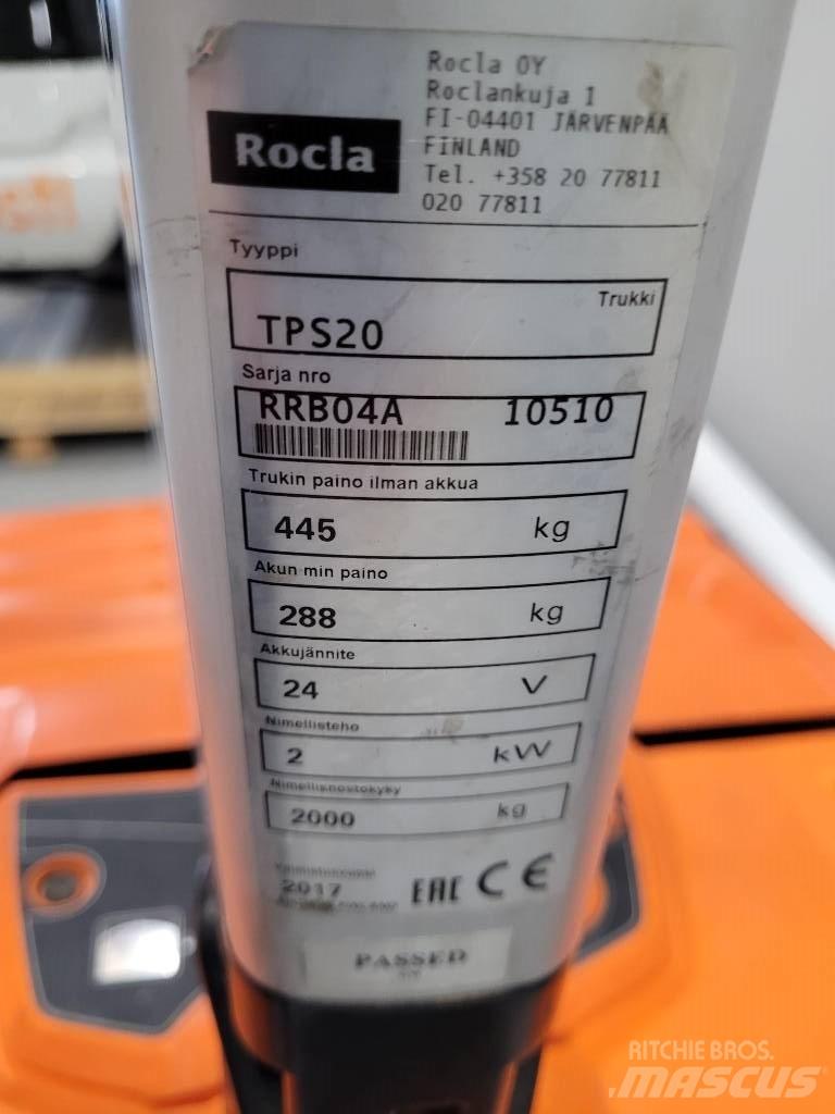 Rocla TPS20 Low lift with platform