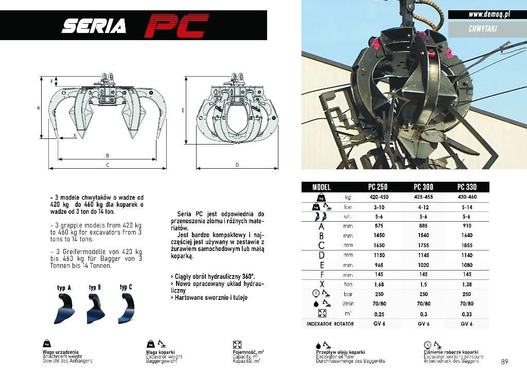  DEMOQ PC300 Grapples