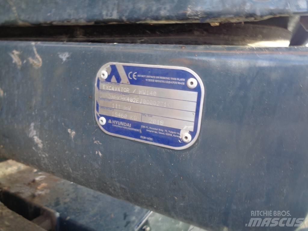 Hyundai HW 140 Wheeled excavators