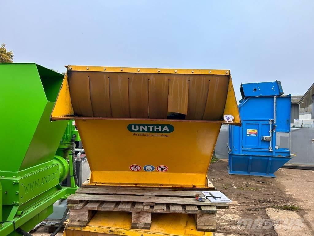 Untha RS50 Feed Hood Waste / recycling & quarry spare parts