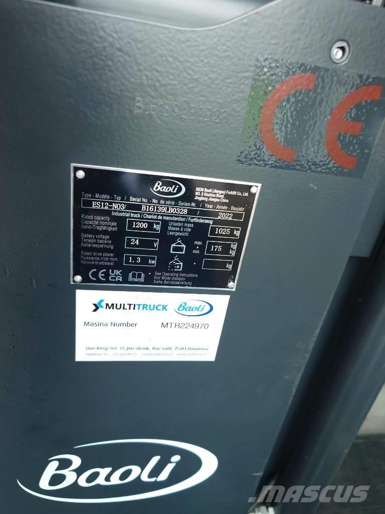 Baoli ES12-N03 Pedestrian stacker