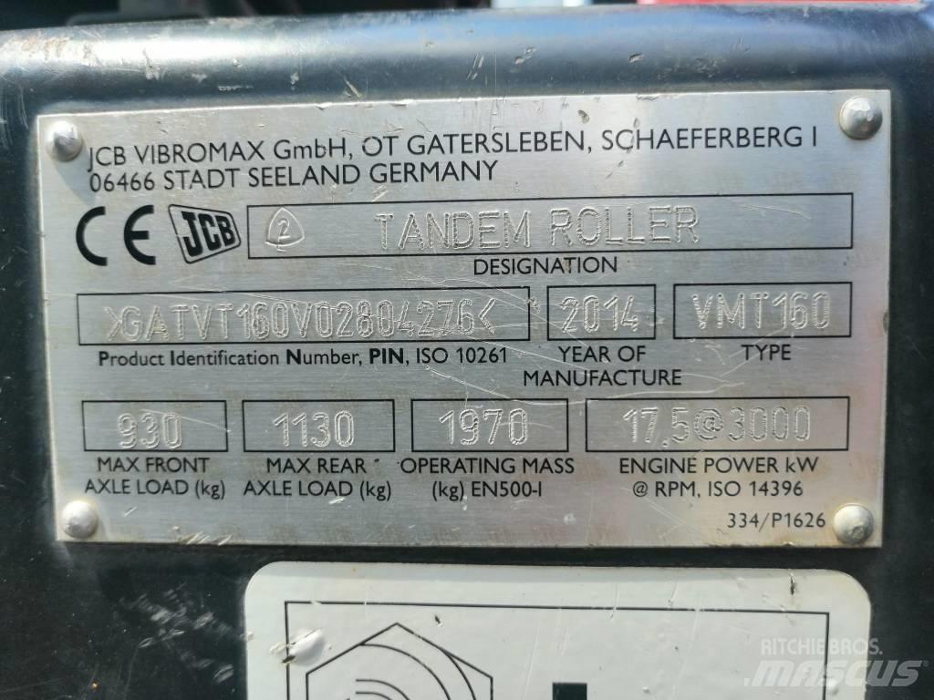 JCB Vibromax vmt 160 Twin drum rollers