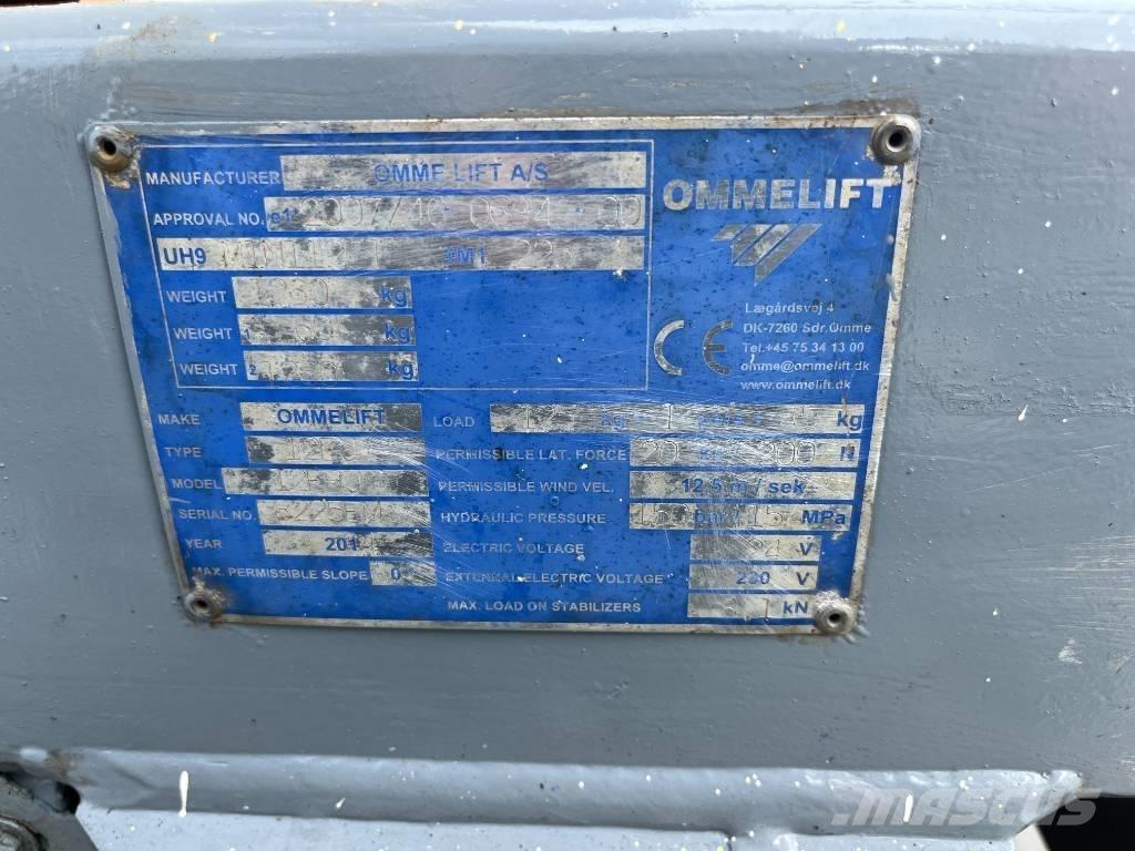 Omme Mini 12 EBJ Trailer mounted platforms