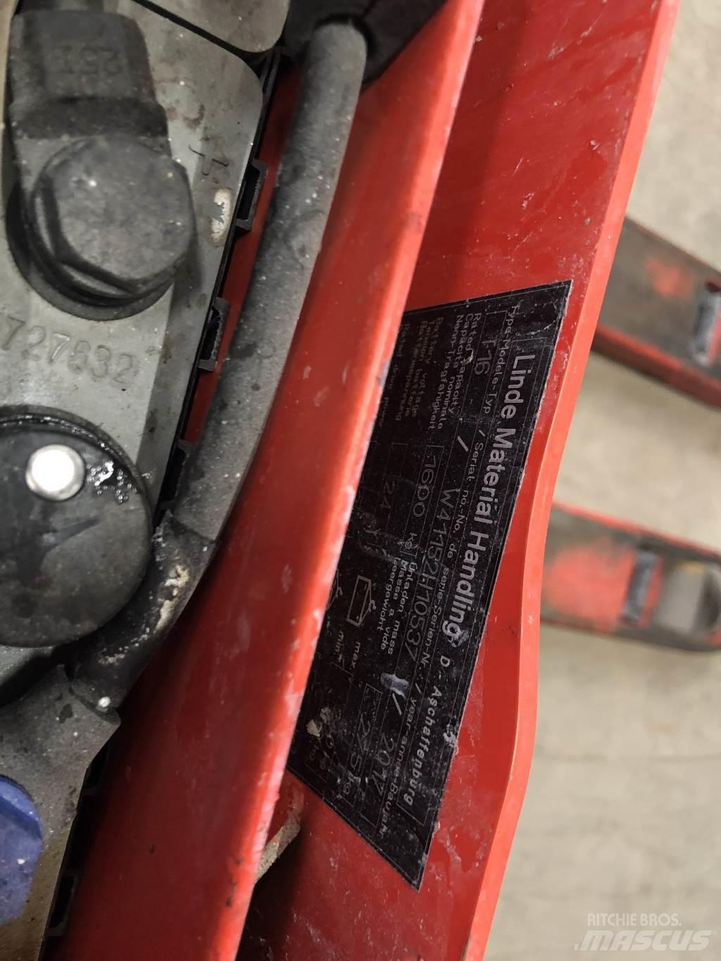 Linde T16 Low lifter