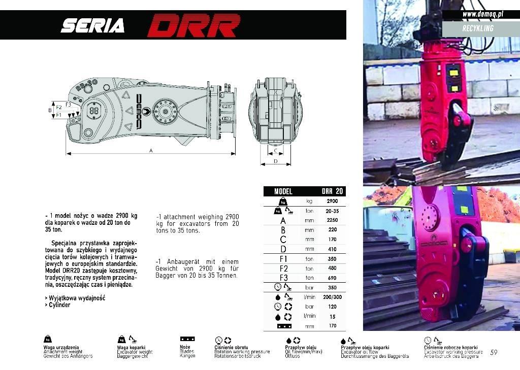  DEMOQ DRR20 Cutters