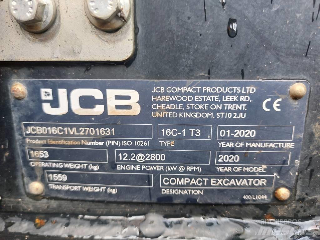 JCB 16 C Mini excavators < 7t (Mini diggers)