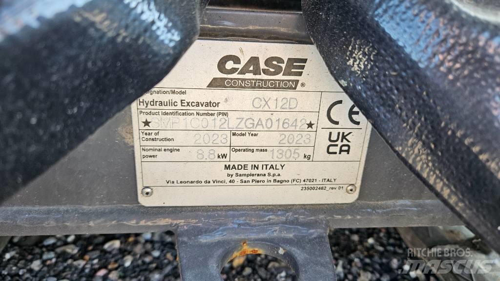 CASE CX12D Mini excavators < 7t (Mini diggers)