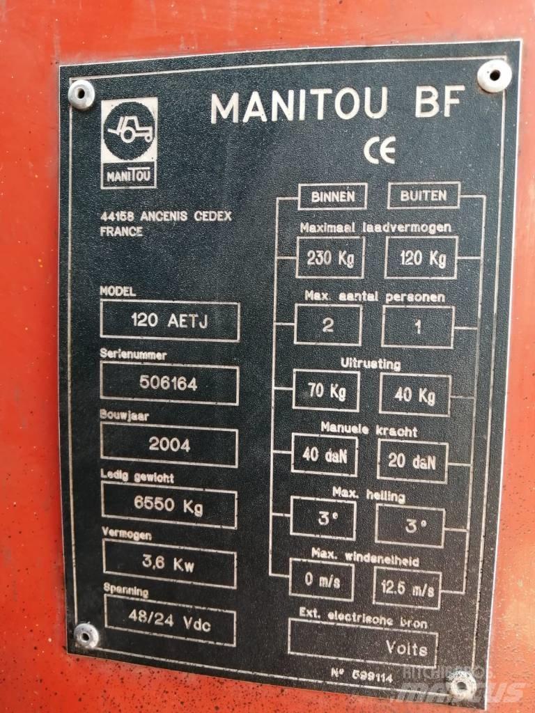 Manitou 120 AETJ3D Articulated boom lifts