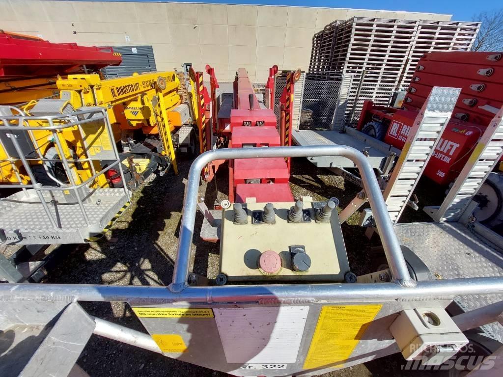 Ommelift 2500EBZ Trailer mounted platforms