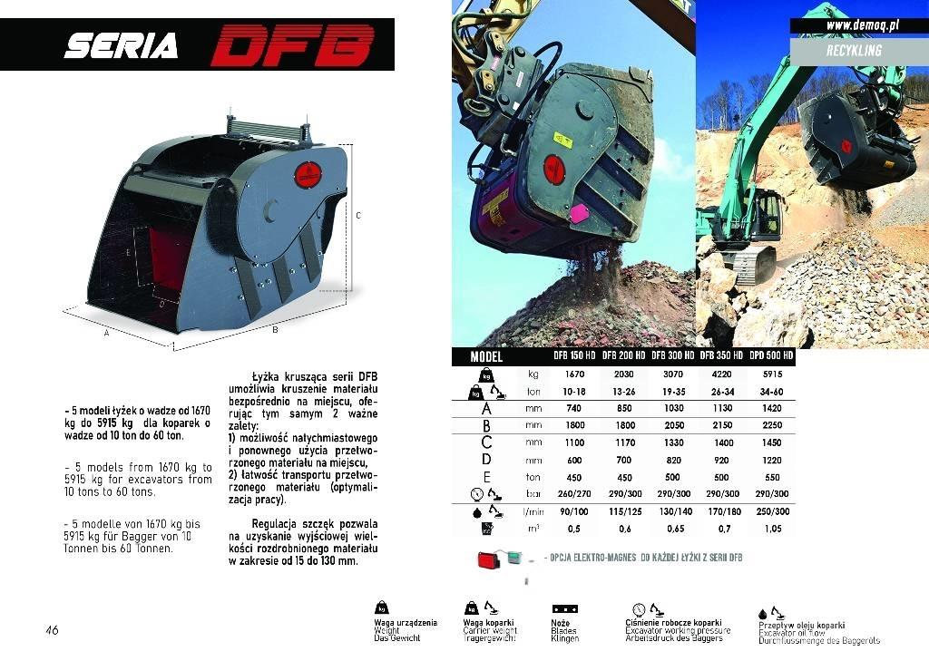  DEMOQ DFB350 Crushing buckets