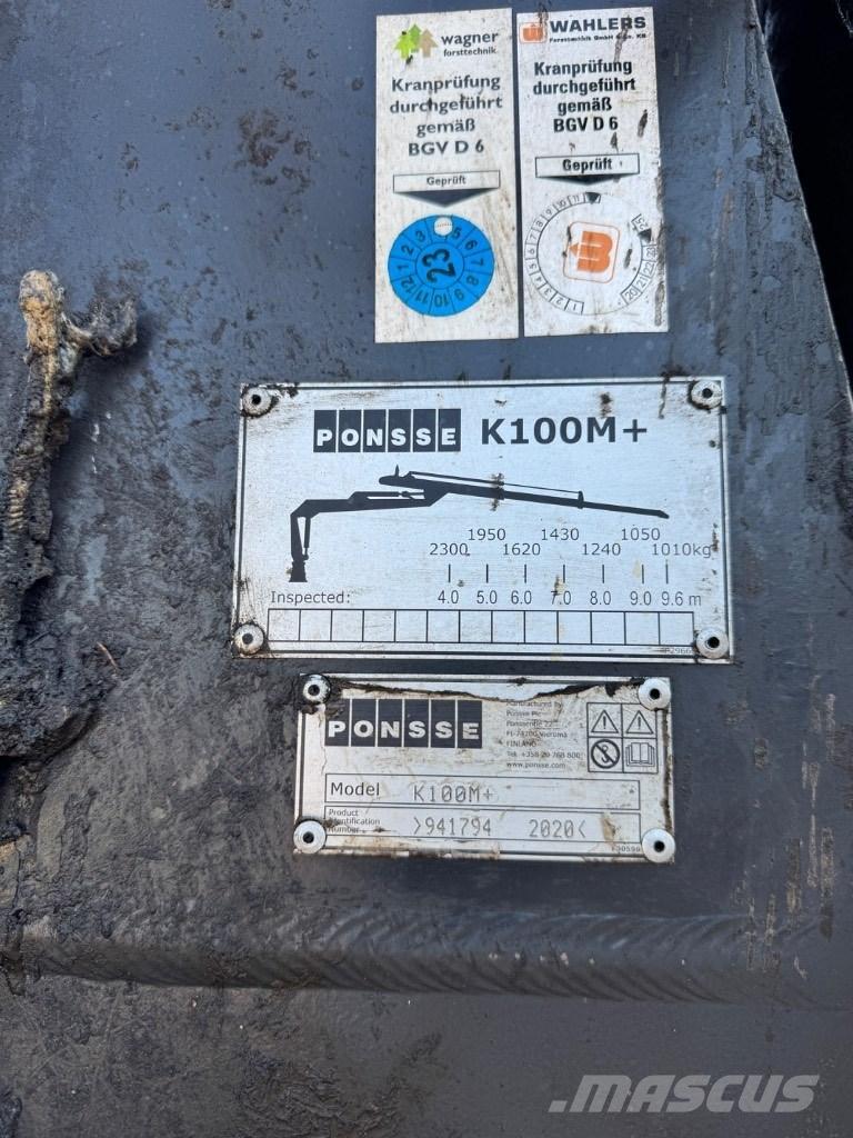 Ponsse Kran  K 100 M+ Forwarders