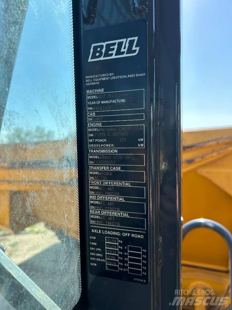 Bell B45E Articulated Haulers