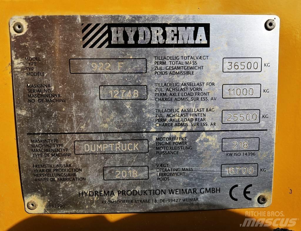 Hydrema 922 F Site dumpers