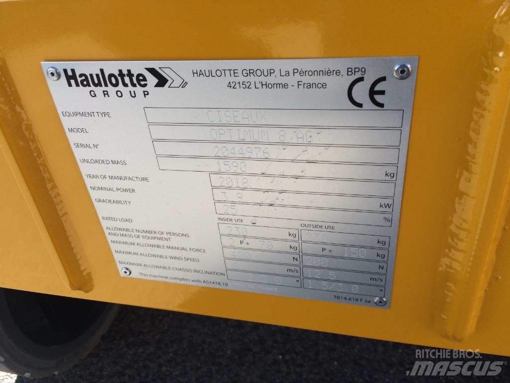 Haulotte Optimum  8 Scissor lifts