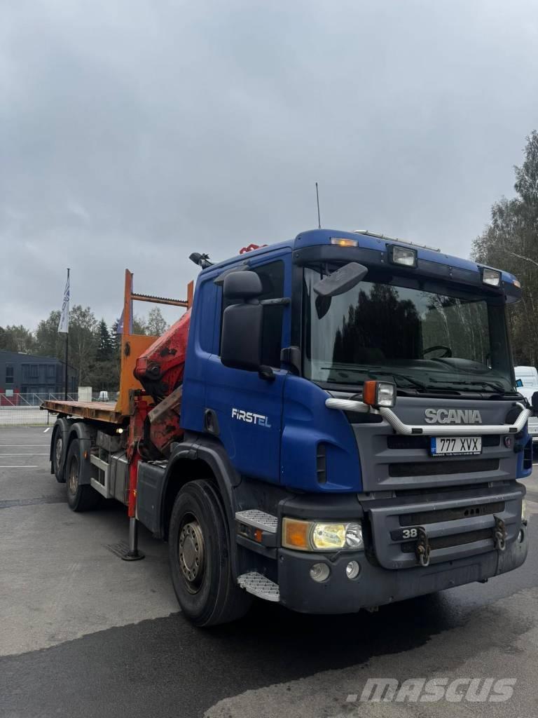 Scania P 380 Truck mounted cranes