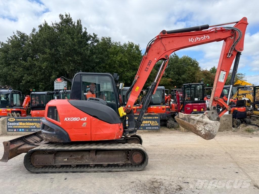 Kubota KX 080-4 Mini excavators  7t - 12t
