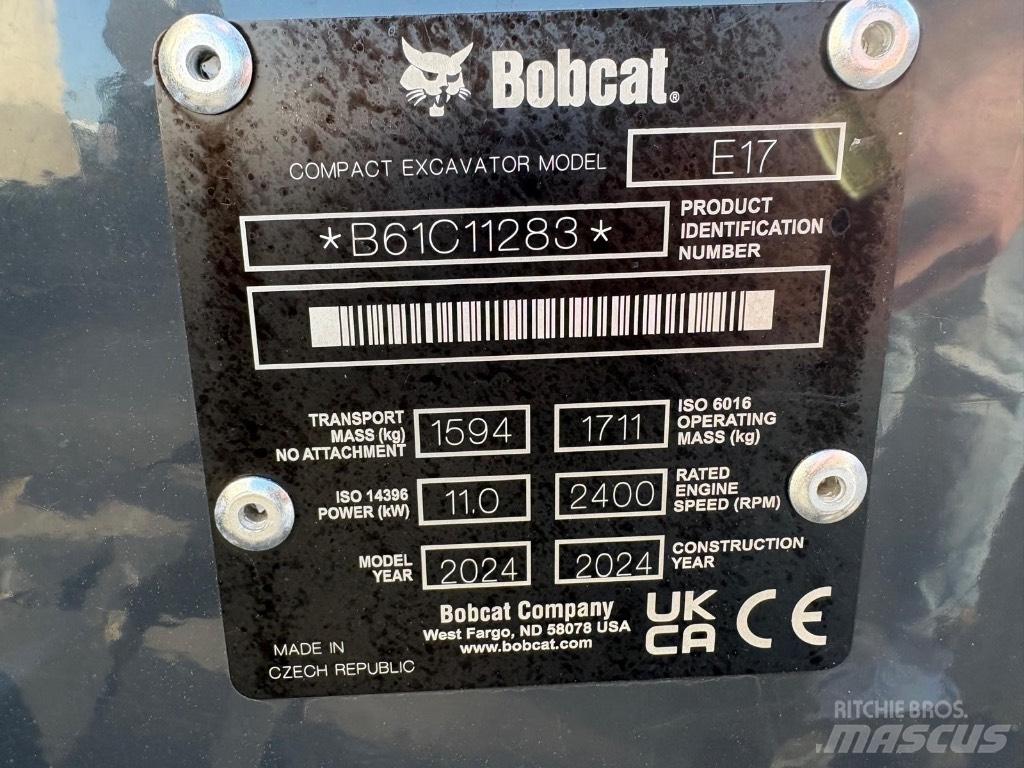 Bobcat E 17 Mini excavators < 7t (Mini diggers)